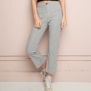 Brandy Melville grey striped Tilden pants